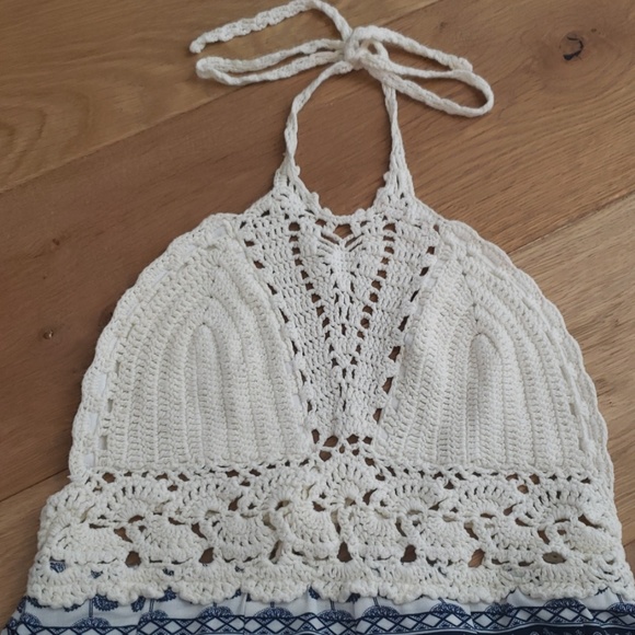 M - Blue Paisley L’atiste Romper - Picture 2 of 9